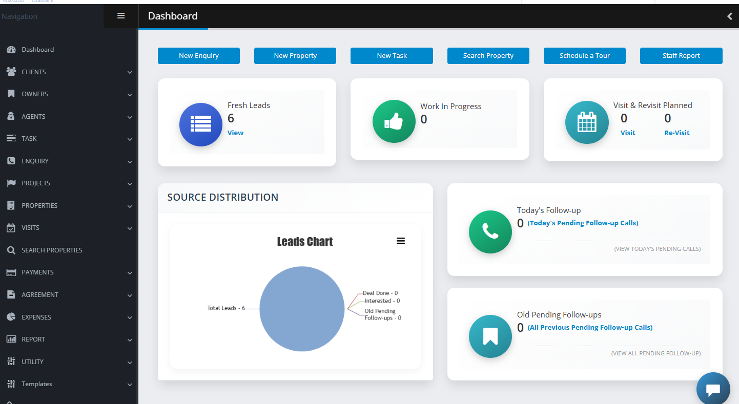 CRM Dashboard